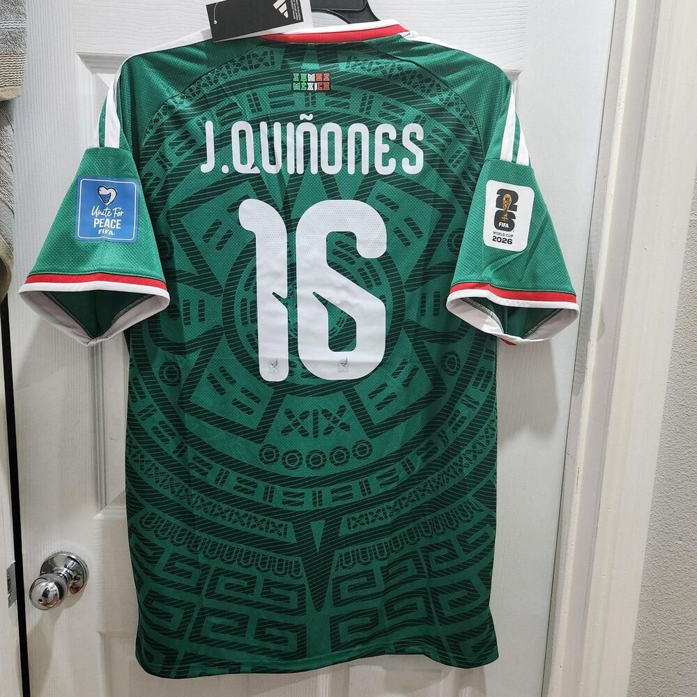 XL Adidas Mexico 2026 World Cup jersey with green